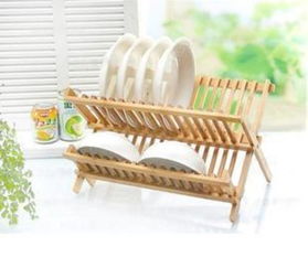 味老大竹制碗架WDJ-01 厨房收纳的实用之选